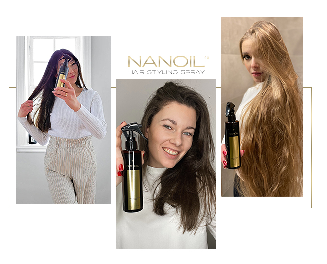 nanoil spre pro efektivnější styling vlasů