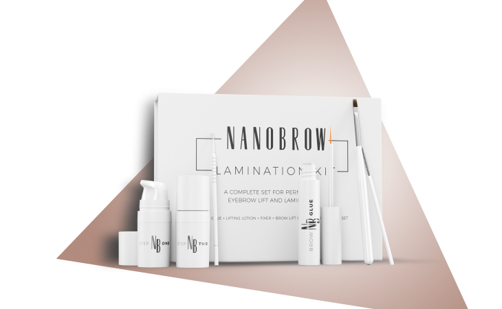 sada na úpravu obočí a laminaci obočí