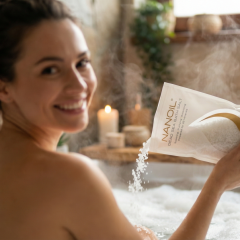 sůl do koupele z mrtvého moře nanoil